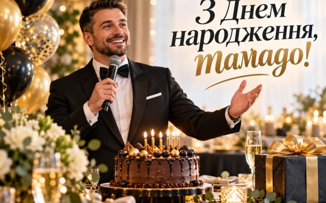 Привітання з днем народження тамаді — своїми словами, від колег, з професійним святом, короткі для листівки