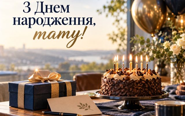Привітання з днем народження татові від дочки — своїми словами, до сліз, короткі, у прозі