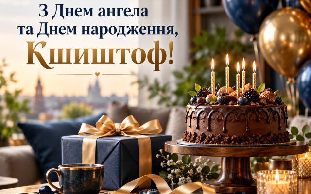 Кшиштоф — день ангела: коли святкувати іменини Кшиштофа в Україні і привітання з днем ангела та днем народження
