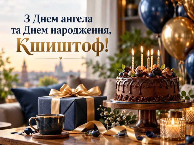 Кшиштоф — день ангела: коли святкувати іменини Кшиштофа в Україні і привітання з днем ангела та днем народження