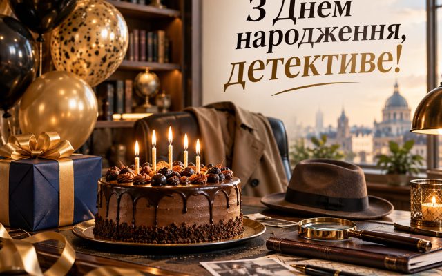 Привітання з днем народження детективу — своїми словами, від колег, з професійним святом, короткі для листівки
