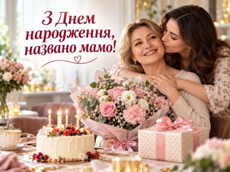 Привітання з днем народження названій матері — своїми словами, до сліз, короткі, у прозі