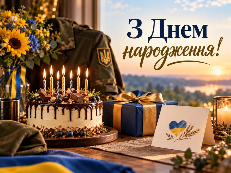 Привітання з днем народження старшому солдату — від побратимів, від родини, з присвоєнням звання, короткі