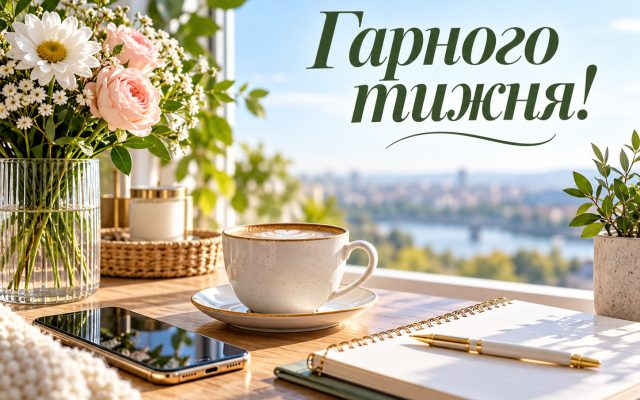 Побажання «гарного тижня» — своїми словами, короткі, для СМС і картинки