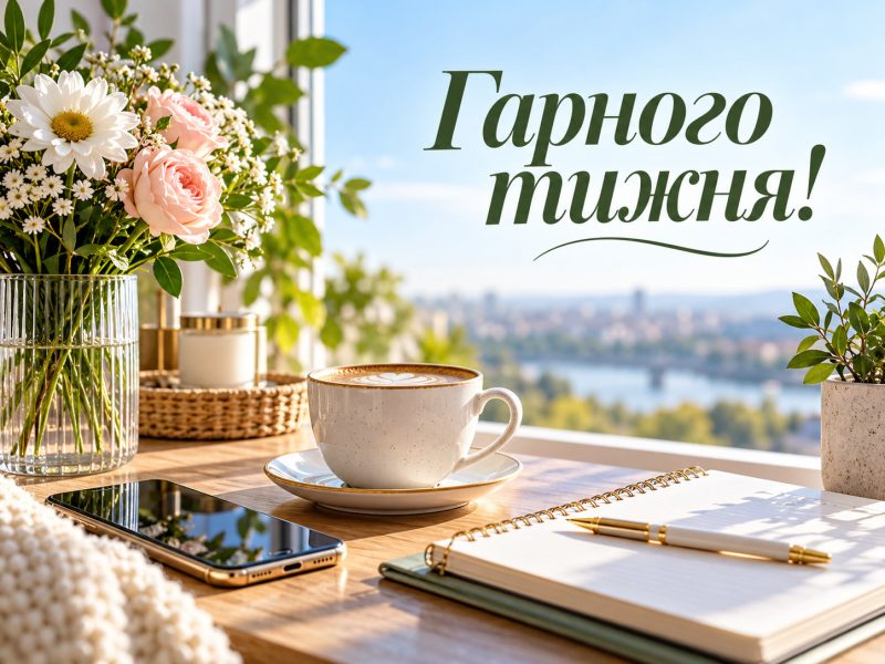 Побажання «гарного тижня» — своїми словами, короткі, для СМС і картинки