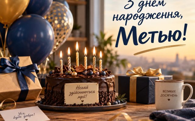 Метью — день ангела: коли святкувати іменини Метью в Україні і привітання з днем ангела та днем народження