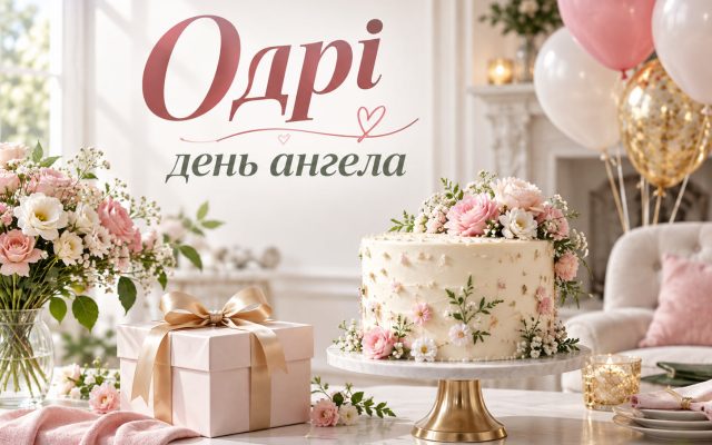 Одрі — день ангела: коли святкувати іменини Одрі в Україні і привітання з днем ангела та днем народження
