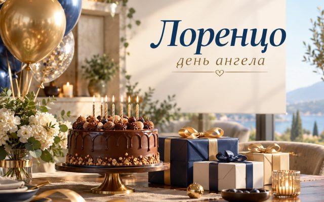 Лоренцо — день ангела: коли святкувати іменини Лоренца в Україні і привітання з днем ангела та днем народження