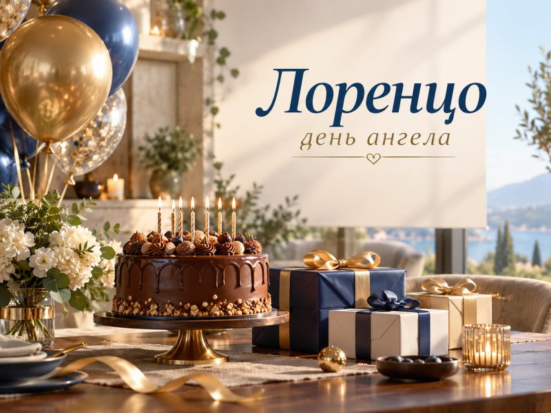 Лоренцо — день ангела: коли святкувати іменини Лоренца в Україні і привітання з днем ангела та днем народження